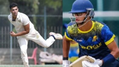 Photo of अर्जुन की गेंद का मुकाबला समित के बल्ले से हुआ, तेंदुलकर या द्रविड़ में से कौन जीता