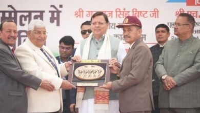 Photo of हल्द्वानी: पूर्व अर्धसैनिक बल सम्मेलन में शामिल हुए सीएम धामी