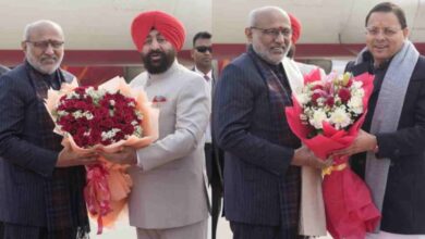 Photo of उपराष्ट्रपति सी.पी. राधाकृष्णन पहुंचे देहरादून, सीएम धामी और राज्यपाल ने किया स्वागत